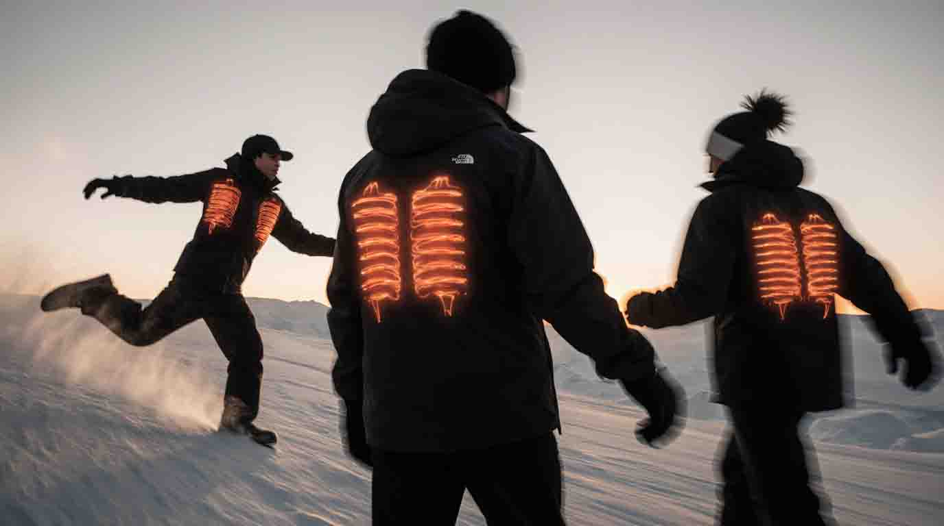 Vestes chauffantes connectées